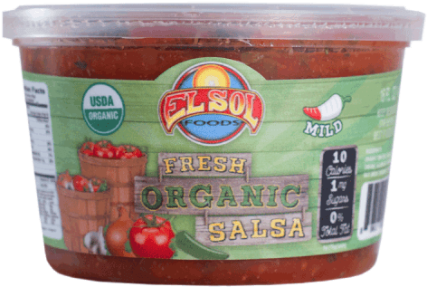 Organic Mild Salsa 16oz - Strawberry (800x534), Png Download