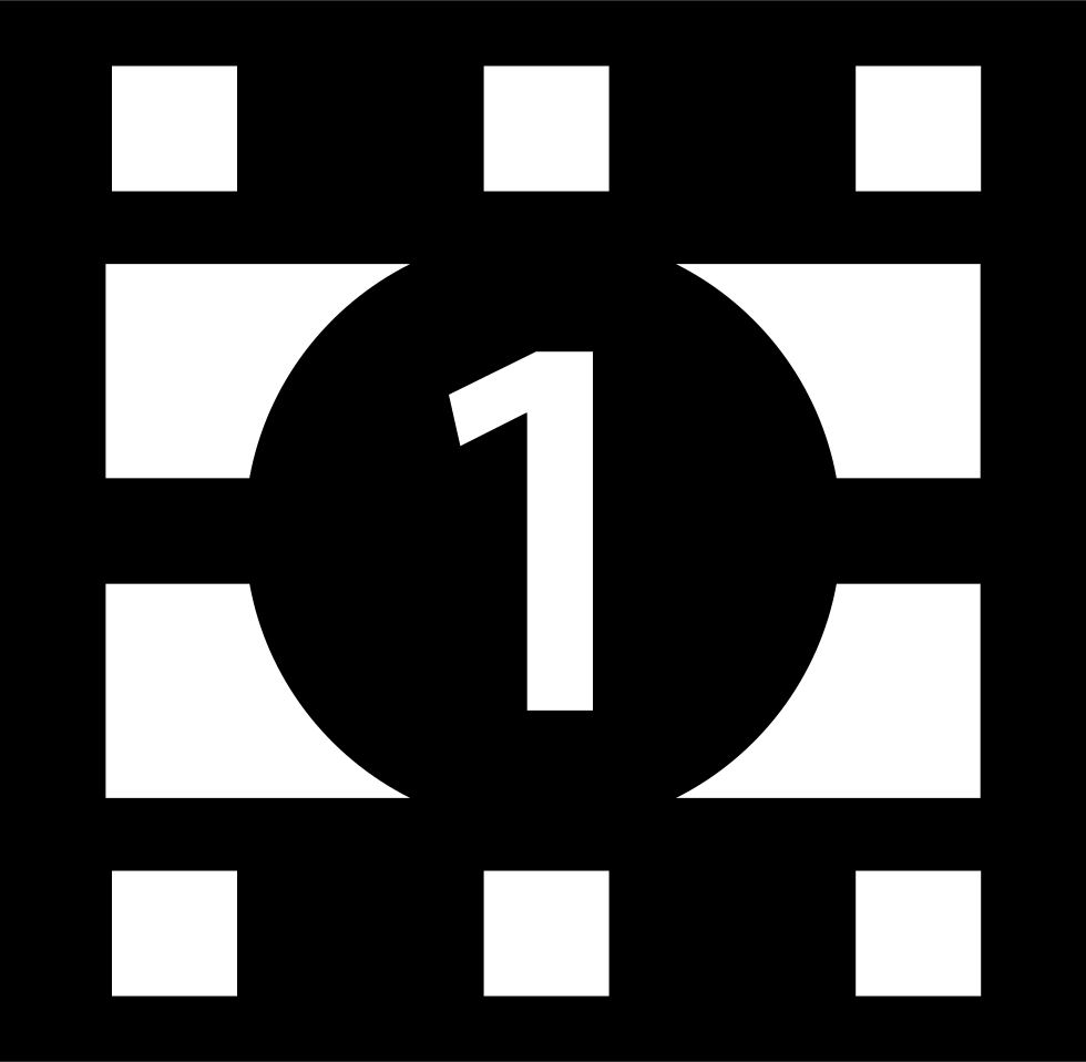 Movie Frame With Number One Comments - Film (980x958), Png Download