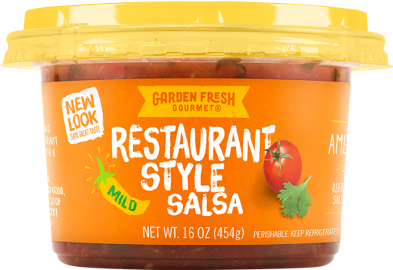 Garden Fresh Gourmet Salsa (800x560), Png Download