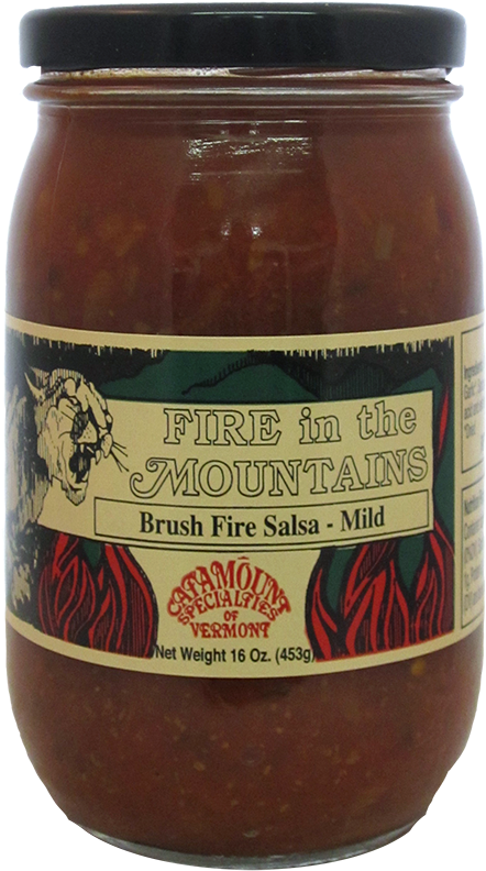 Catamount Specialties Brush Fire Salsa - Marinara Sauce (500x850), Png Download
