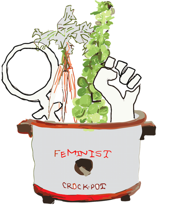 Recipes Feminist Crockpotting Image Library - Feminism (680x682), Png Download