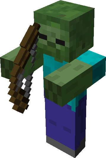 Bow Zombie - Tree (358x536), Png Download