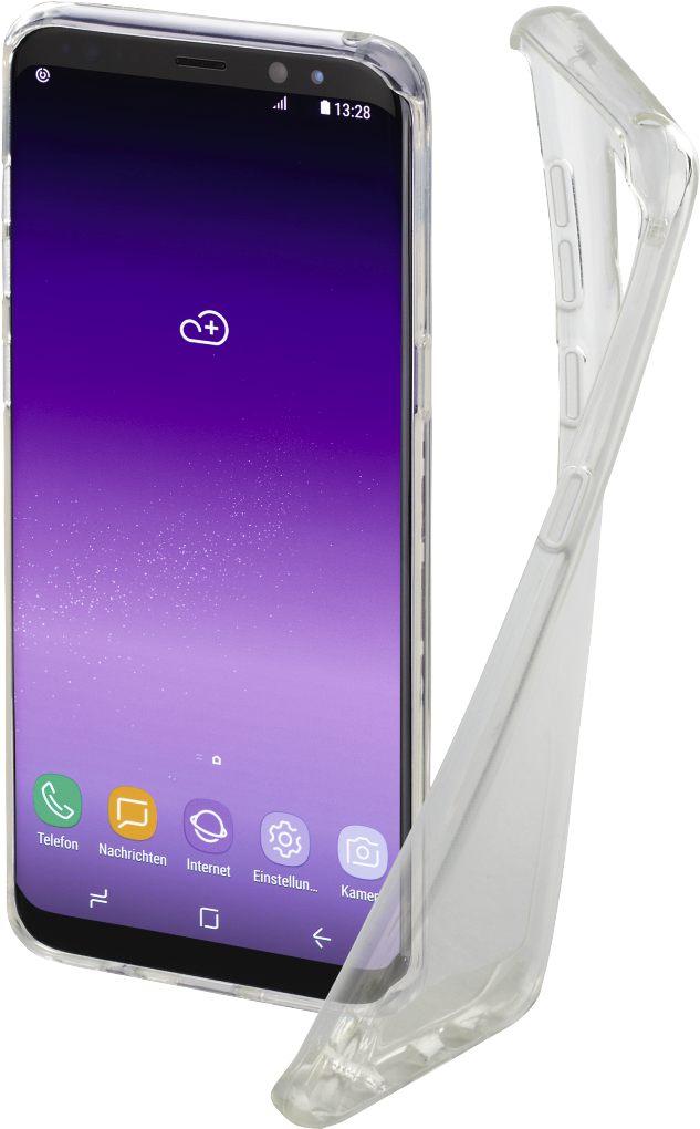 "crystal Clear" Cover For Samsung Galaxy S8, Transparent - Hama Crystal Clear Back Cover Transparent (1100x1100), Png Download