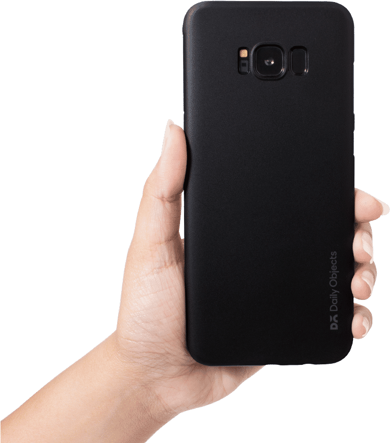 Dailyobjects Air Thin Black Case For Samsung Galaxy - Iphone (1000x1000), Png Download