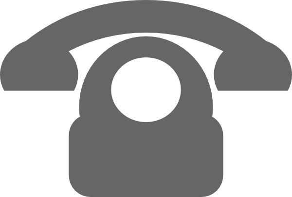 Phone Icon Grey (600x405), Png Download