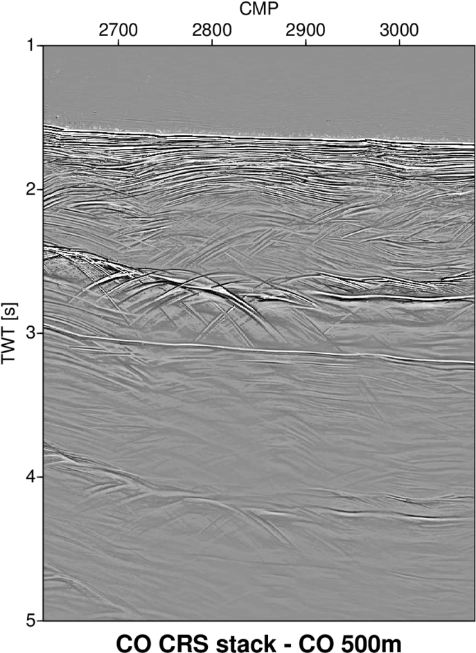 Co Crs Stacked Section Of The Field Data For The Co - Monochrome (850x985), Png Download
