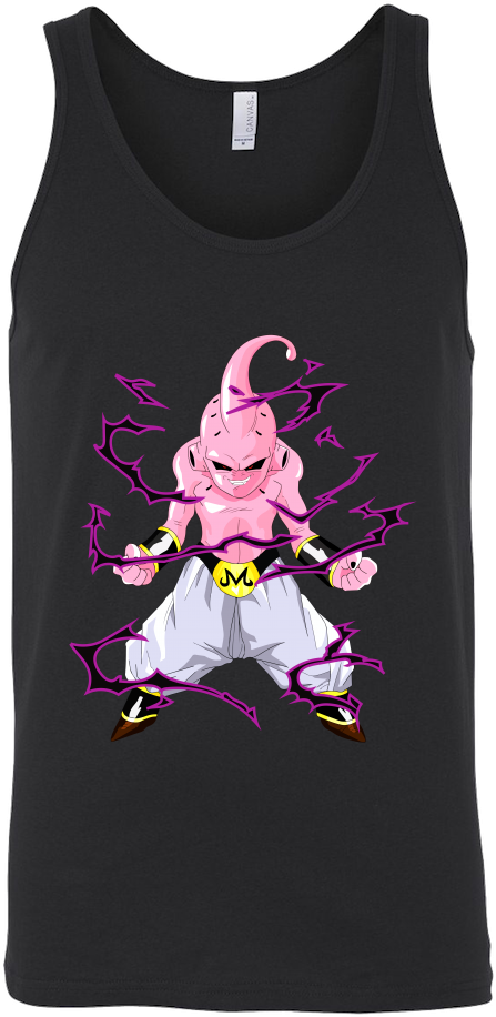 Unisex Tank Top T Shirt - Kid Buu Shirt (1000x1000), Png Download
