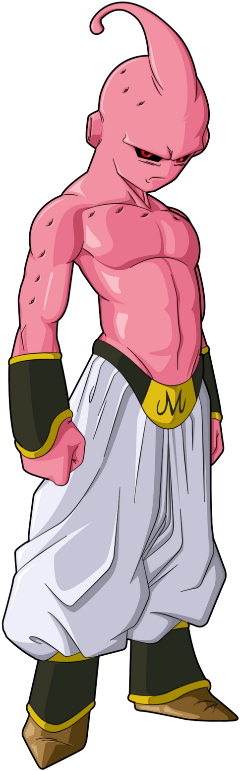 Kid Buu Dragon Ball Z - Xxxtentacion And Dragon Ball Z (646x1600), Png Download