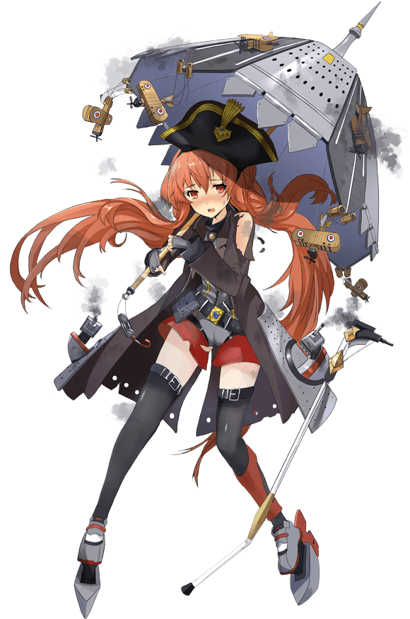 Argus Damaged - Battleship Girls (1024x1024), Png Download