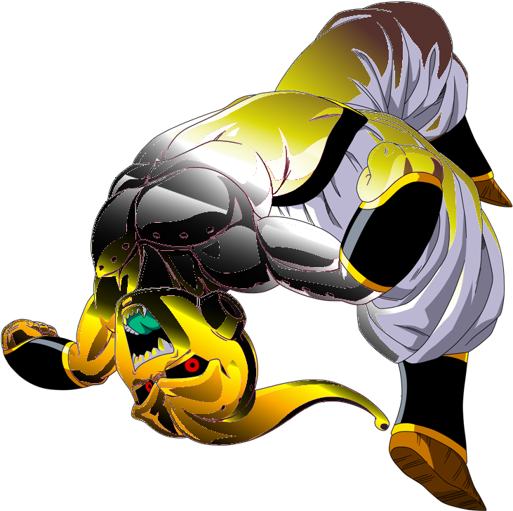 Gold Buu - Dragon Ball Golden Buu (768x768), Png Download