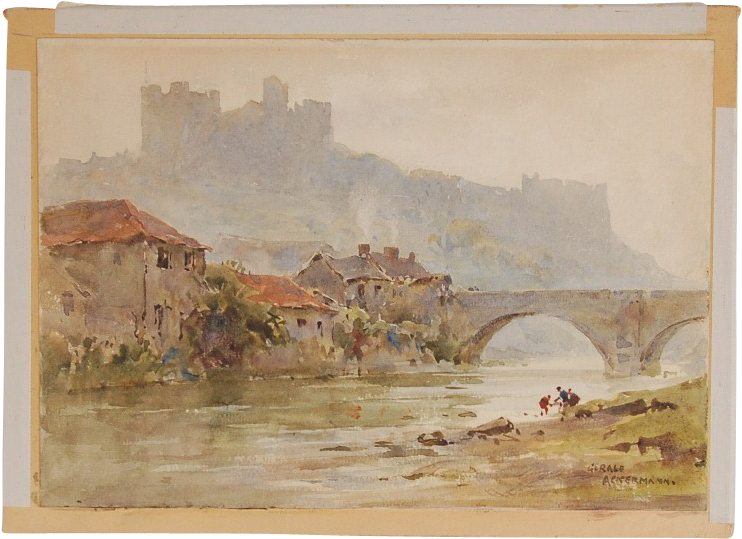 Arthur Gerald Ackermann The Fair At Blakeney Watercolour - Ruby Lane (773x773), Png Download