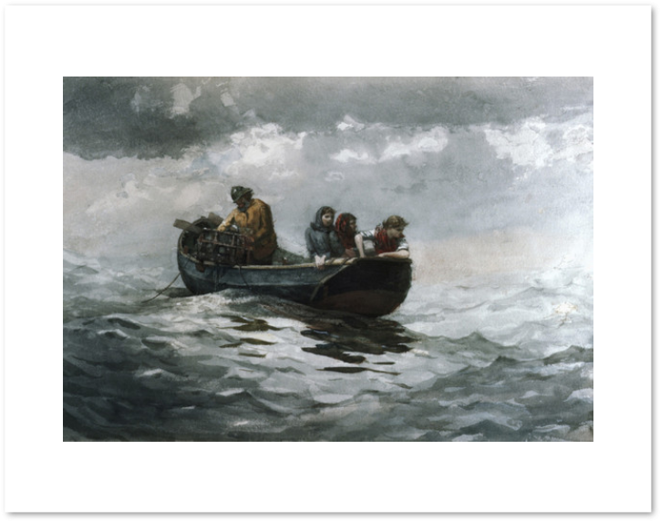 Winslow Homer, Crab Fishing, 1883, Fine Art Prints - Giclee Painting: Homer's Crab Fishing, 61x46in. (875x787), Png Download