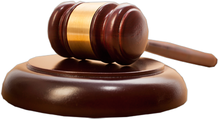 Judge Gavel Png Clip Art Black And White - Court Hammer No Background (509x340), Png Download