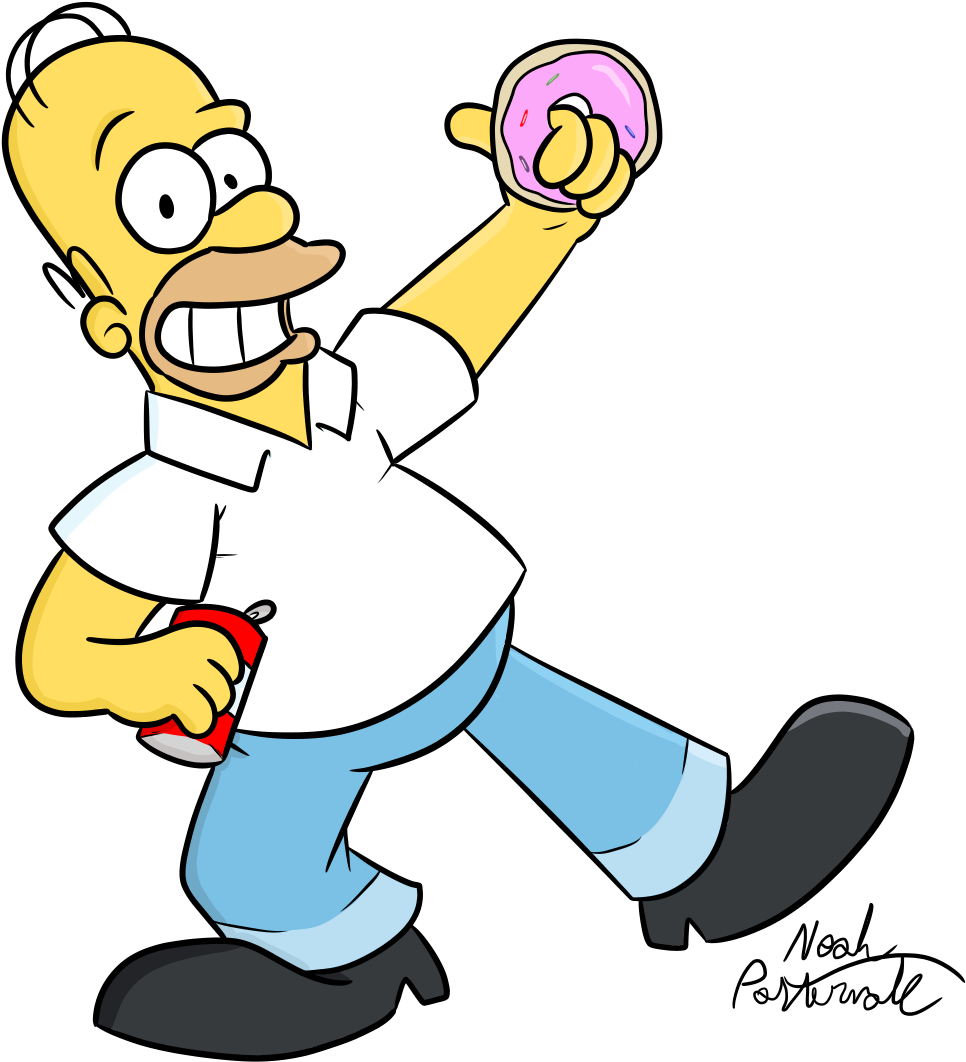 Homer - Portable Network Graphics (1116x1148), Png Download