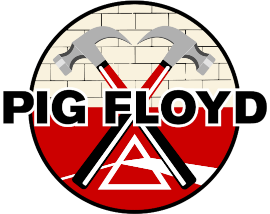Pig Floyd Logo - Anvil Adult Triblend T-shirt 6750 (600x545), Png Download