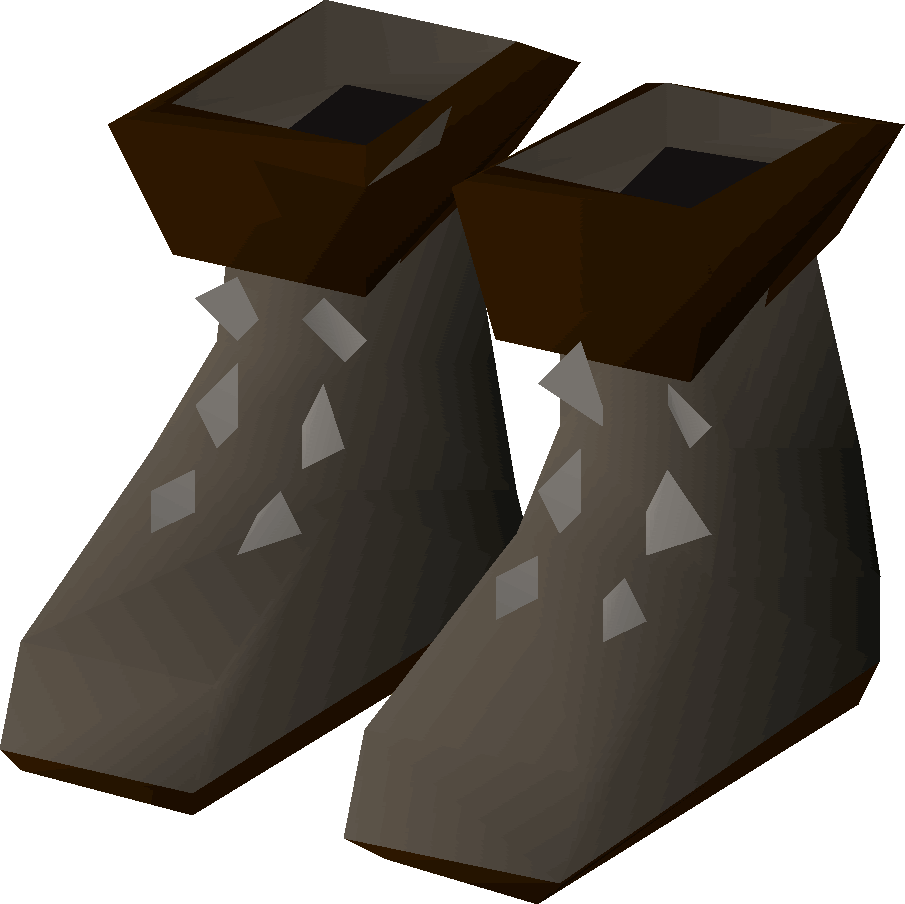 Lumberjack Boots Detail - Osrs Gardening Boots (905x904), Png Download