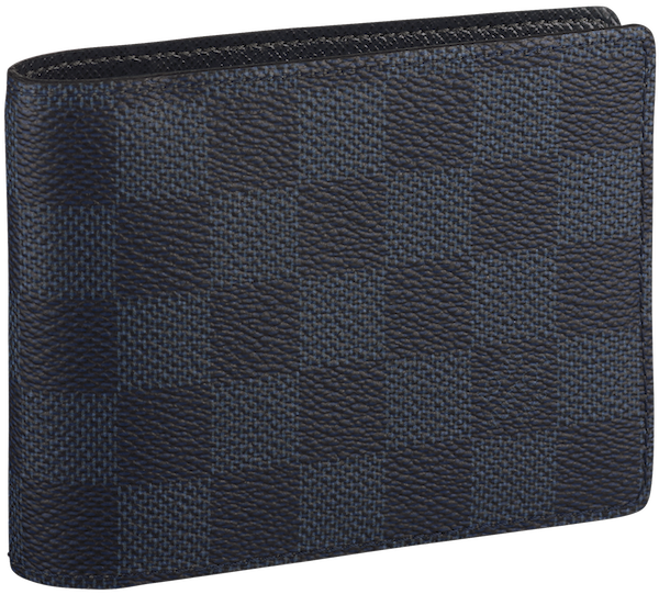 Miney Clip Louis Vuitton Svg Free Library - Multiple Wallet Damier Cobalt (600x541), Png Download