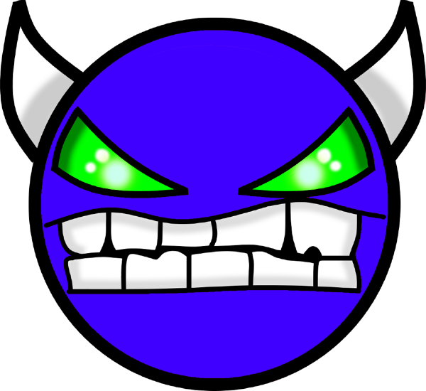 Eqnix Official On Twitter - Geometry Dash Extreme Demon (600x550), Png Download