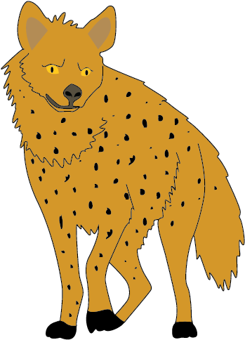 Yellow Hyena Clipart Animal Clip Arts Pfulyh Clipart - Red Fox (508x508), Png Download