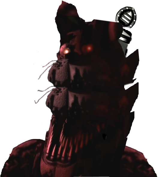 Nightmare Foxy Free Download Png - Fnaf Nightmare Foxy Png (900x600), Png Download