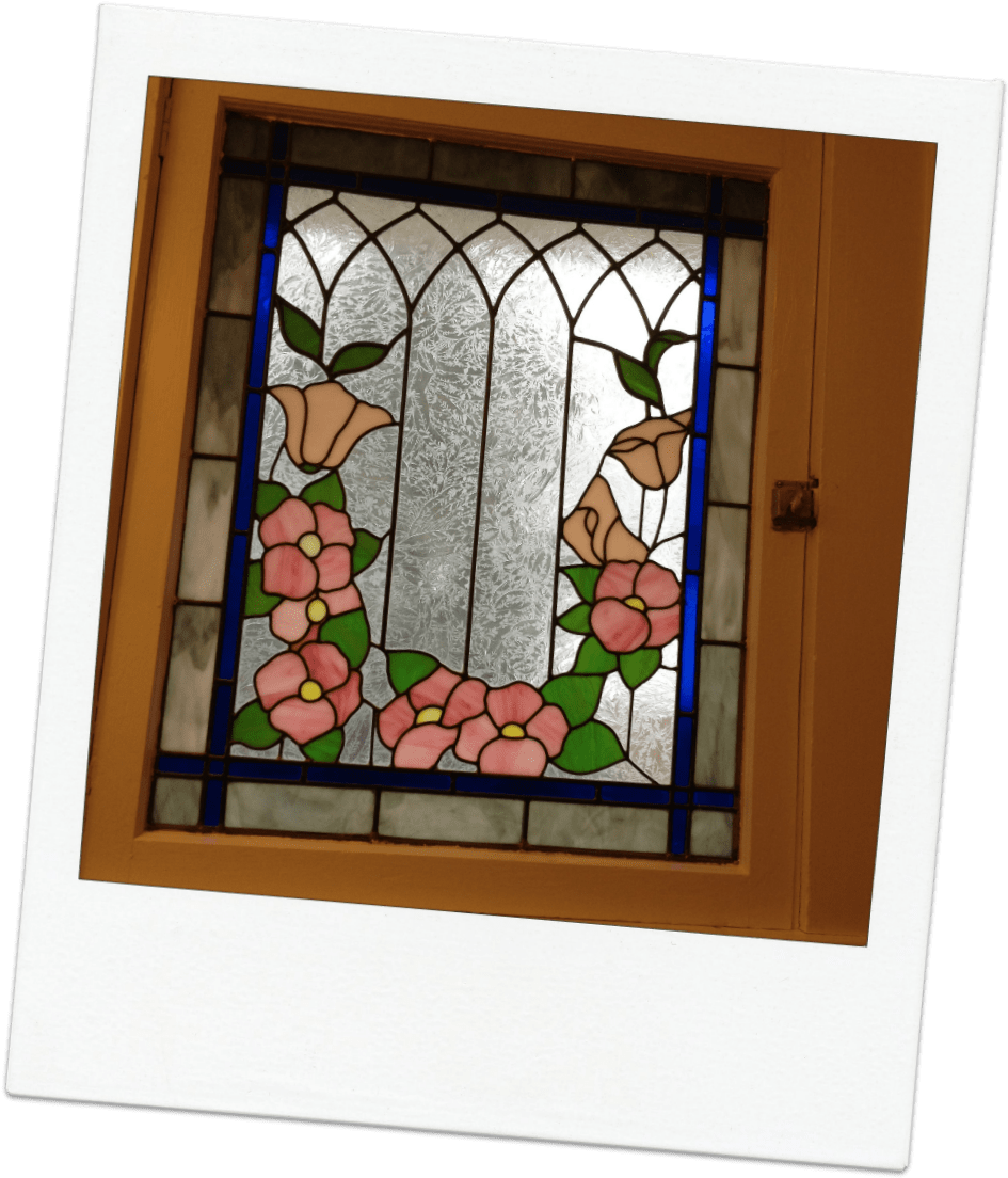 Download Rose Stained Glass Stained Glass Full Size PNG Image PNGkit