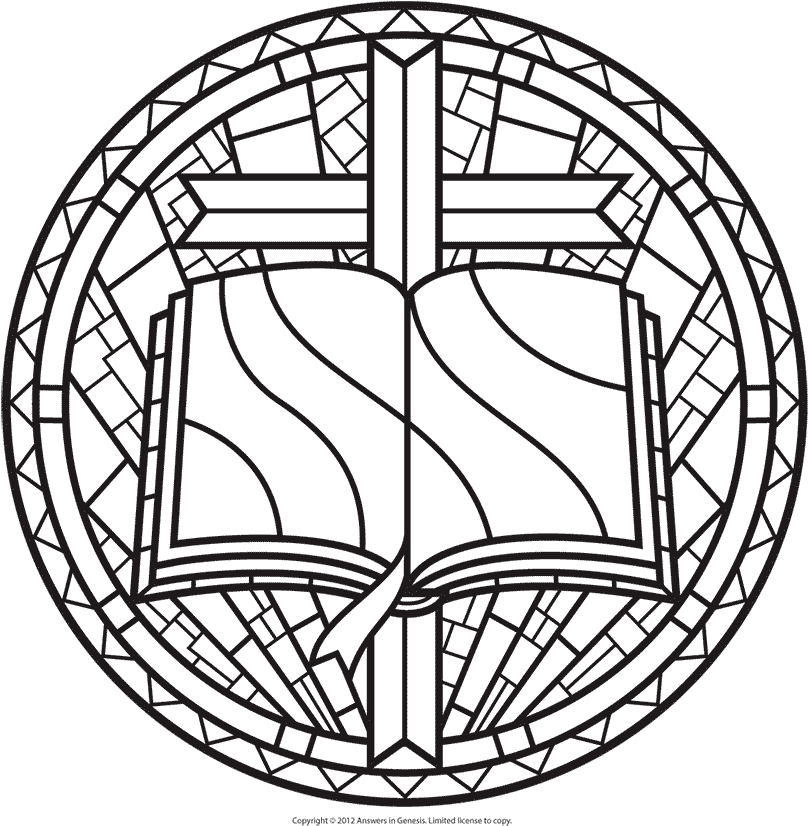 Go To Image - Stained Glass Window Colouring (926x1000), Png Download