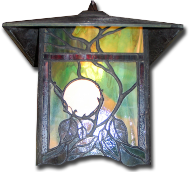 Lamp - Stained Glass (614x350), Png Download