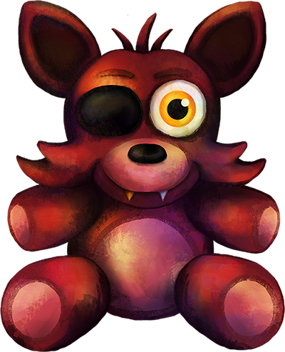 19 Stuffed Image Royalty Free Foxy Fnaf Huge Freebie - Fnaf Foxy Plush Drawing (400x494), Png Download