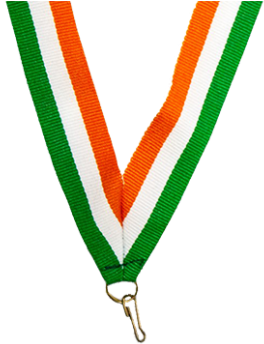 Irish Flag Woven Ribbon - Emblem (464x348), Png Download