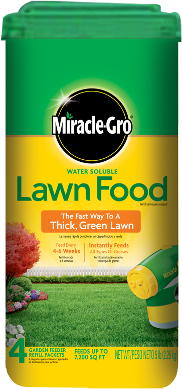 Miracle Gro Lawn Food Water Soluble - Miracle Gro Lawn Food (388x800), Png Download