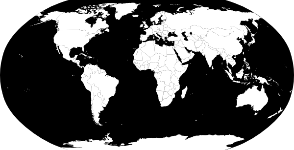 Central America On A Globe (600x307), Png Download