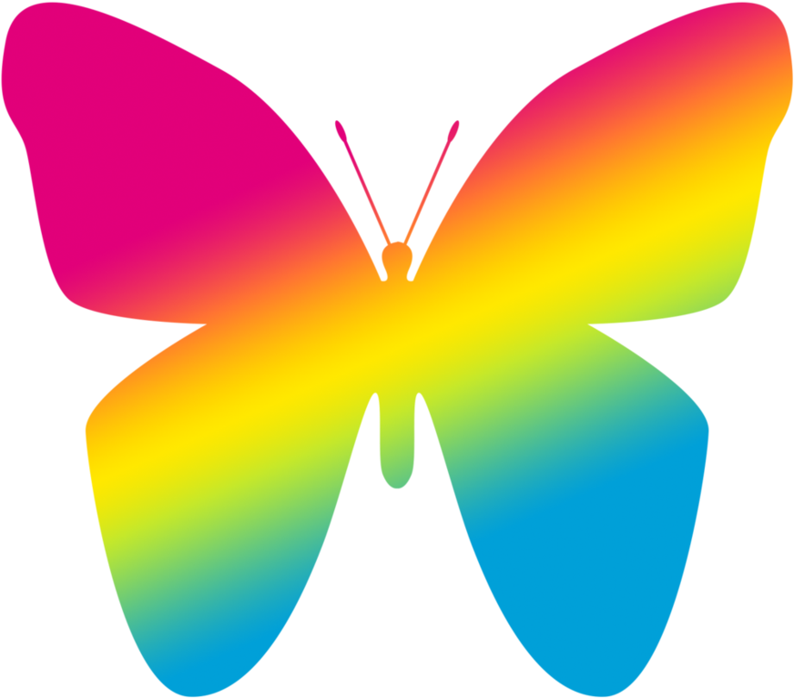 Lgbt Png Clipart - Butterfly (894x894), Png Download