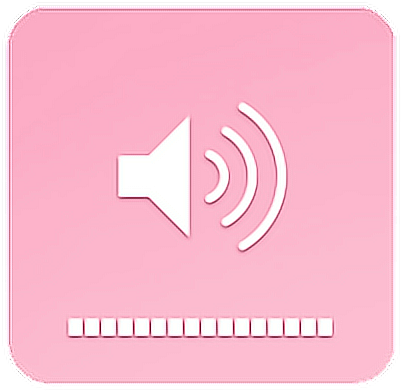 Tumblr Emoji Emoticon Pretty Pink Headphones Audifonos - Volume Mac (436x414), Png Download