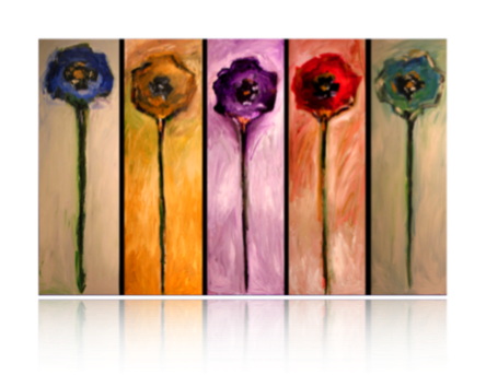 Blocks Image - Easy Paintings To Paint (444x343), Png Download