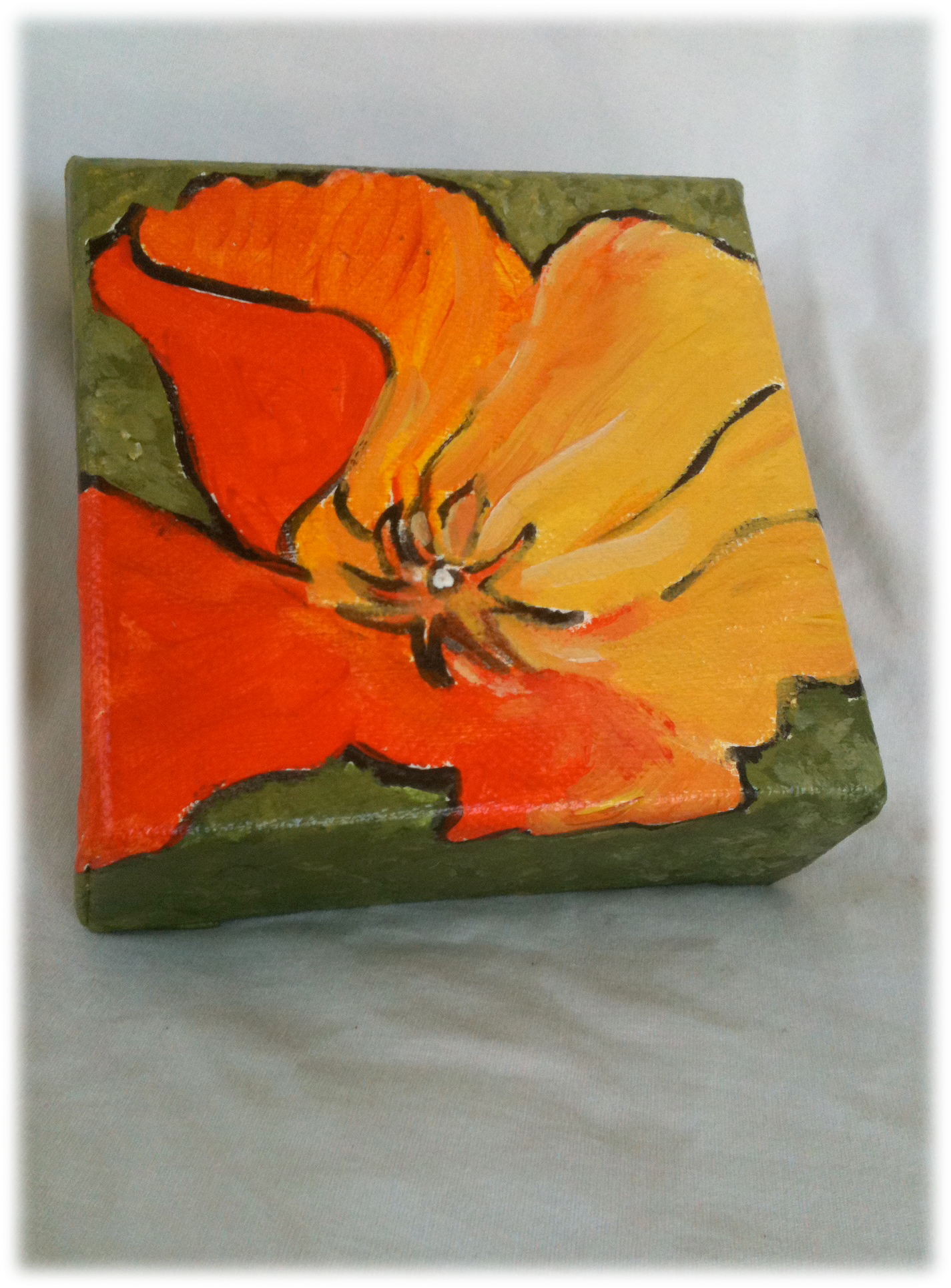 California Poppy - Paintings Of California Poppies (1536x2048), Png Download