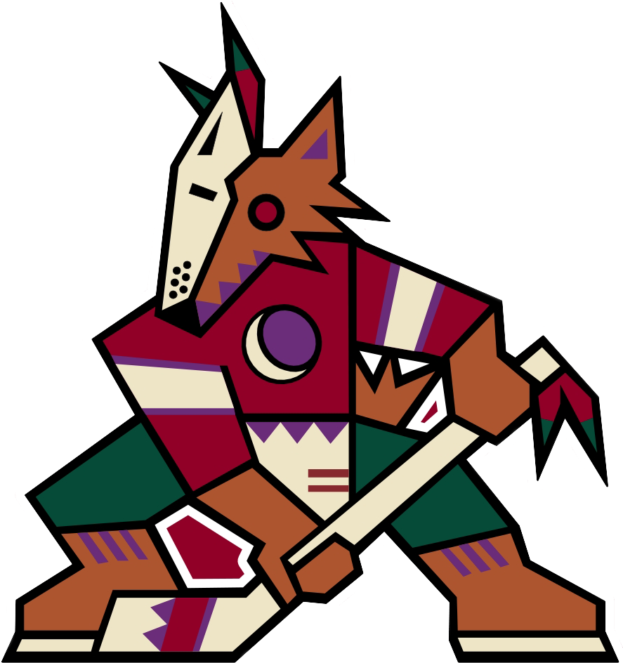 Past Logos - Phoenix Coyotes Logo (896x944), Png Download