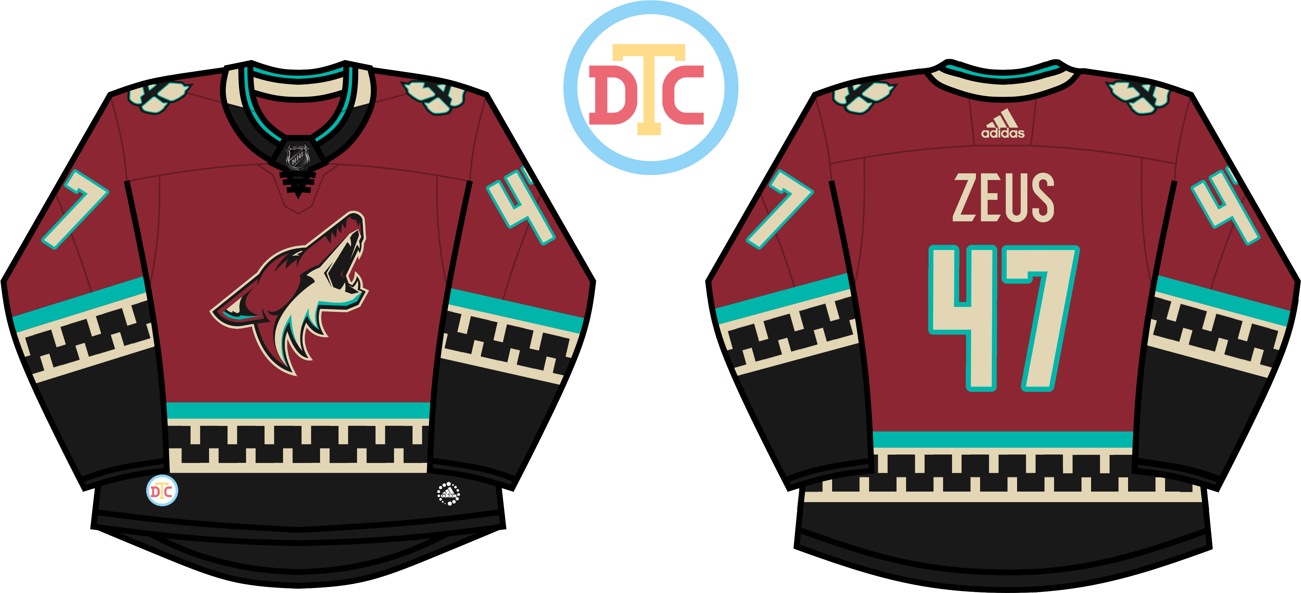 Home Png - Arizona Coyotes Adidas Concept (4800x2400), Png Download