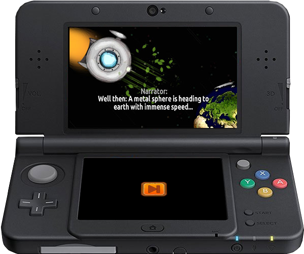 Image - New Nintendo 3ds Xl - Metallic Black (800x500), Png Download