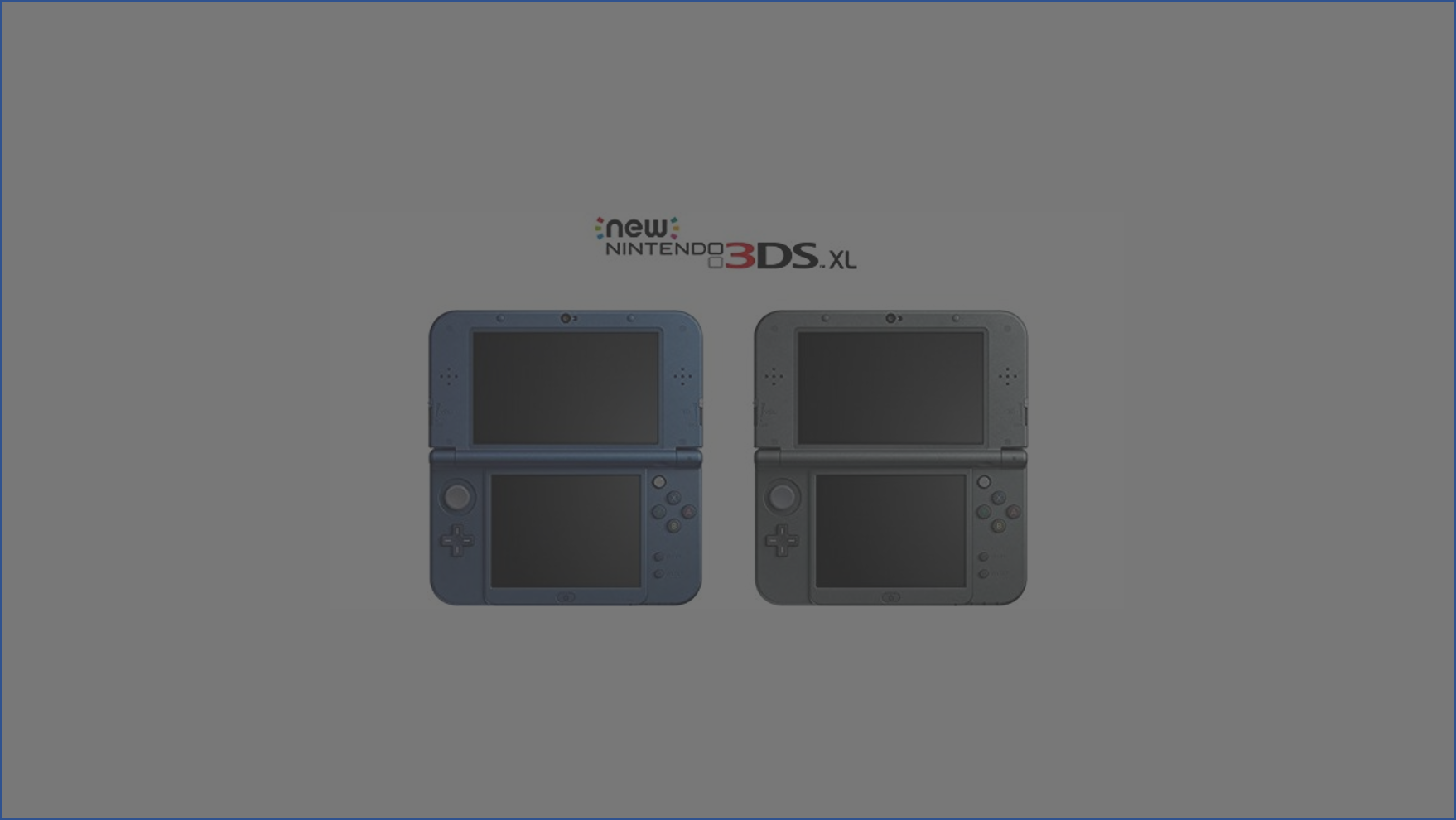 Nintendo 3ds Xl - New Nintendo 3ds Xl - Metallic Black (1758x990), Png Download