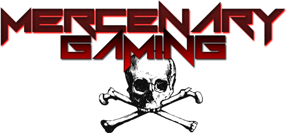Mercenarygamingbanner Zpsb8a752a2 - Skull And Crossbones (1024x484), Png Download