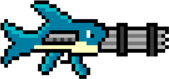 Terraria Gigashark - Wiki (640x320), Png Download
