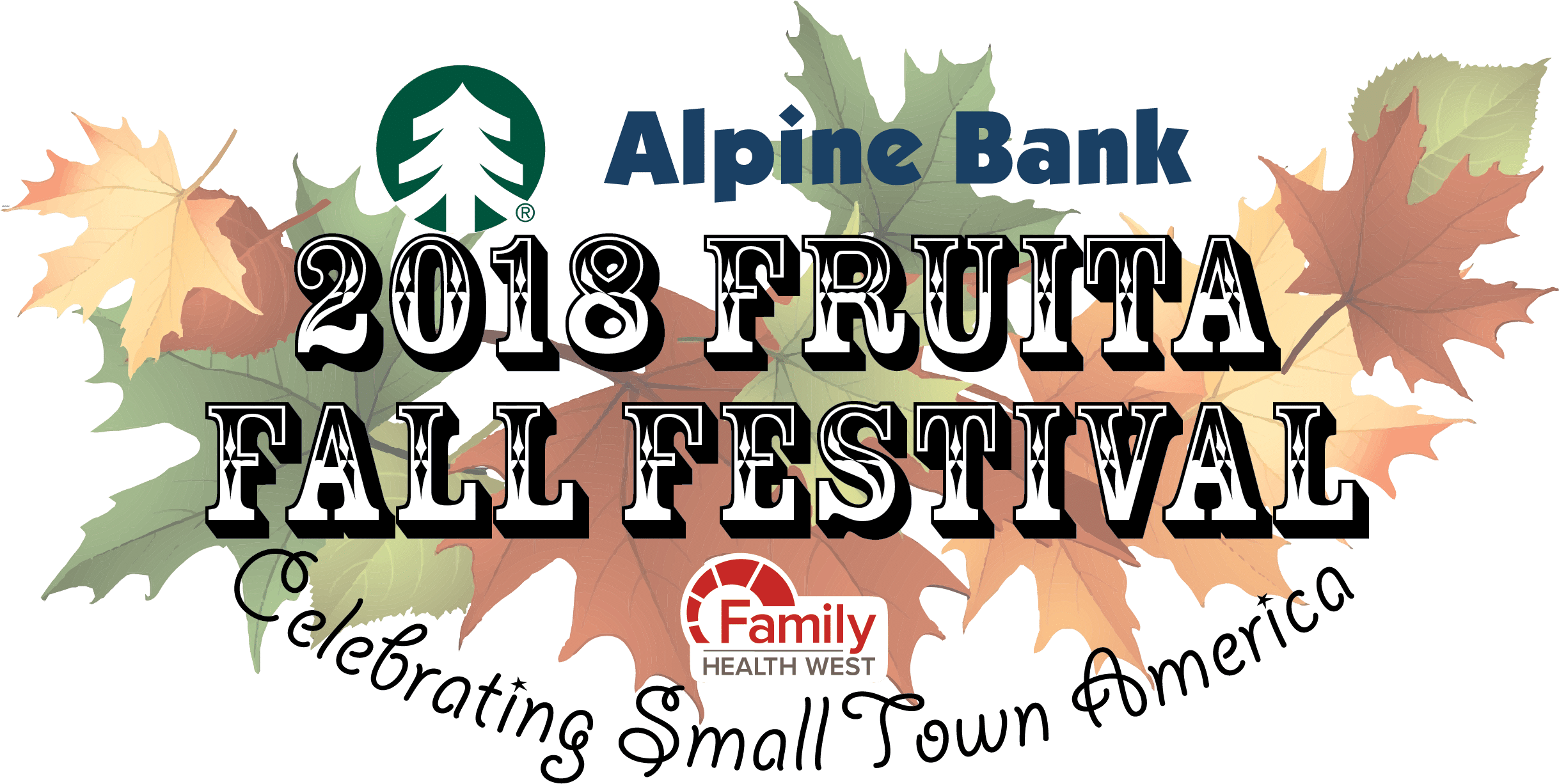 Fruita Fall Festival - Fall Leaves Free Clip Art (2436x1264), Png Download