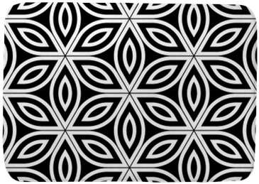 Vector Modern Seamless Sacred Geometry Pattern , Black - Modern Texture Curtain (400x400), Png Download