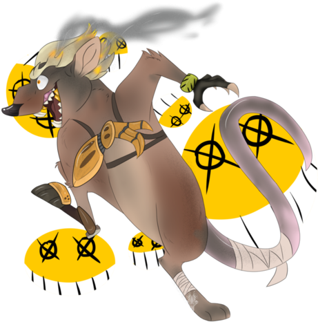 Contest Powered By Votigo - Junkrat Rat (518x481), Png Download