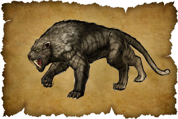 4wwkhmr ] - Saber Tooth Tiger Ark Survival Evolved (603x405), Png Download