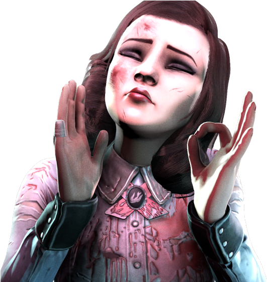 Burial At Sea Bioshock 2 Counter-strike - Girl (540x560), Png Download