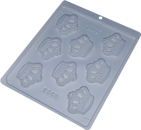 Queen's Crown Chocolate Mold - Drawing (709x455), Png Download