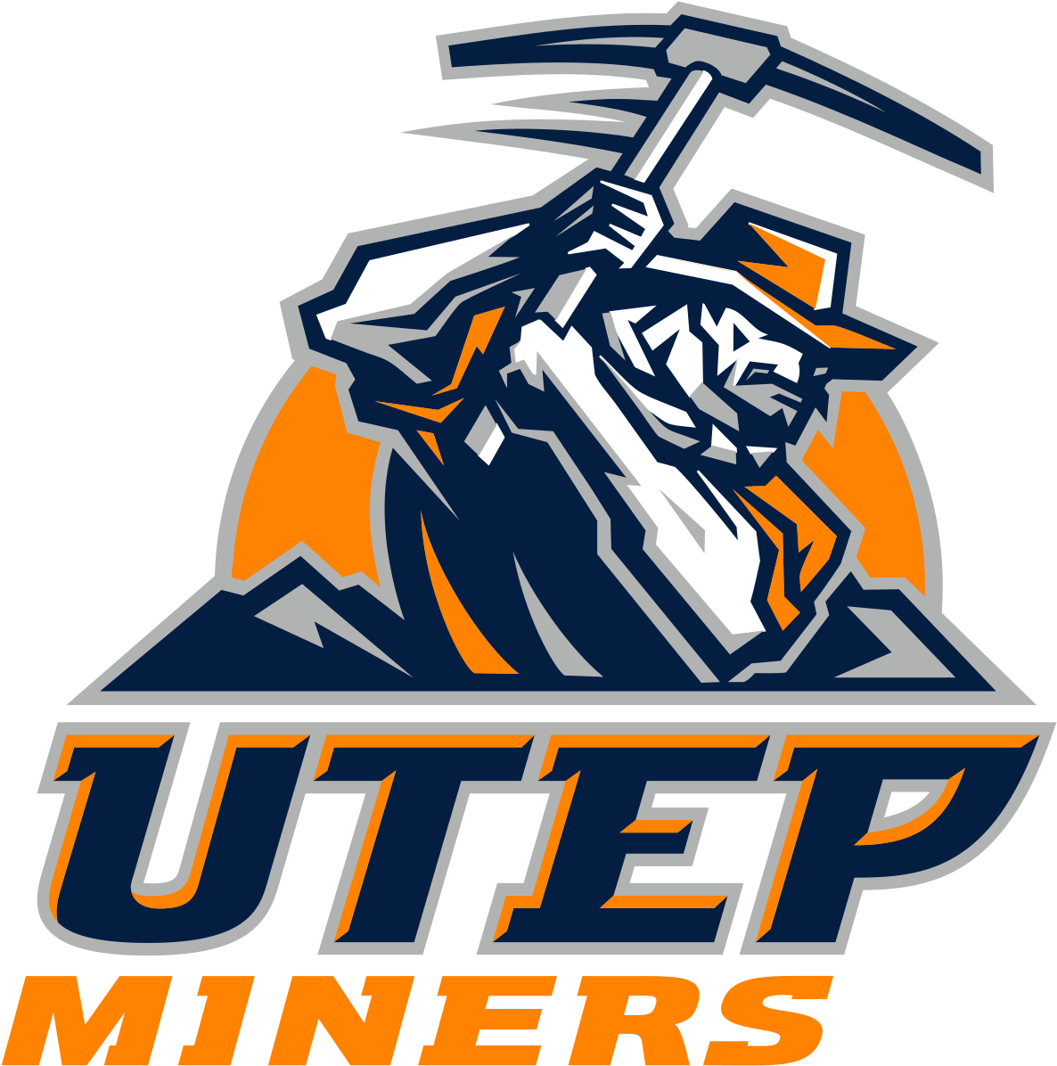 Utep Miners Logo (1200x1209), Png Download