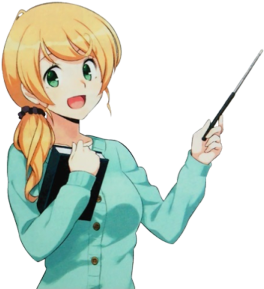 Teacher Anime (600x600), Png Download