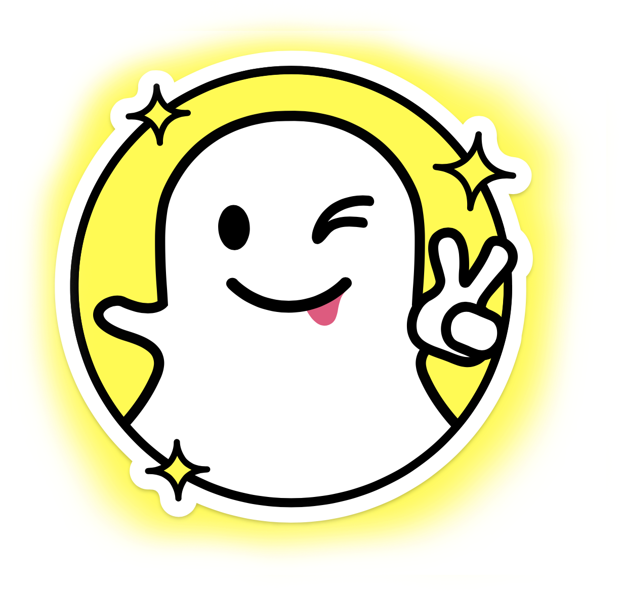 Snapchat Partner - Snapchat (1294x1196), Png Download
